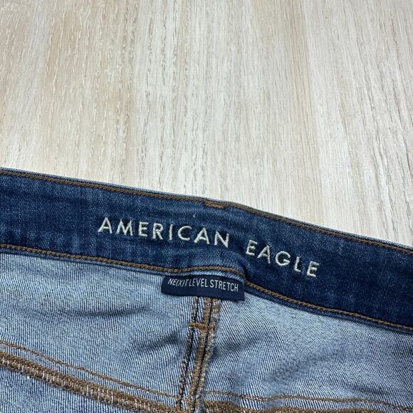 American Eagle Hi-Rise Jegging Next Level Stretch Casual Skinny Jeans 20 SHORT - Picture 8 of 15